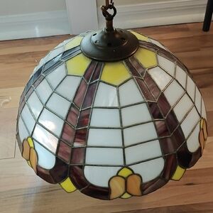 Tiffany & Co. Glass Pendant with Yellow and Purple Hues